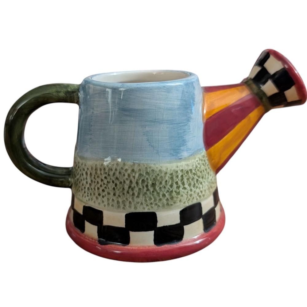 Debbie Mumm Sakura VINTAGE Ceramic Watering Cans - Picture 5 of 9